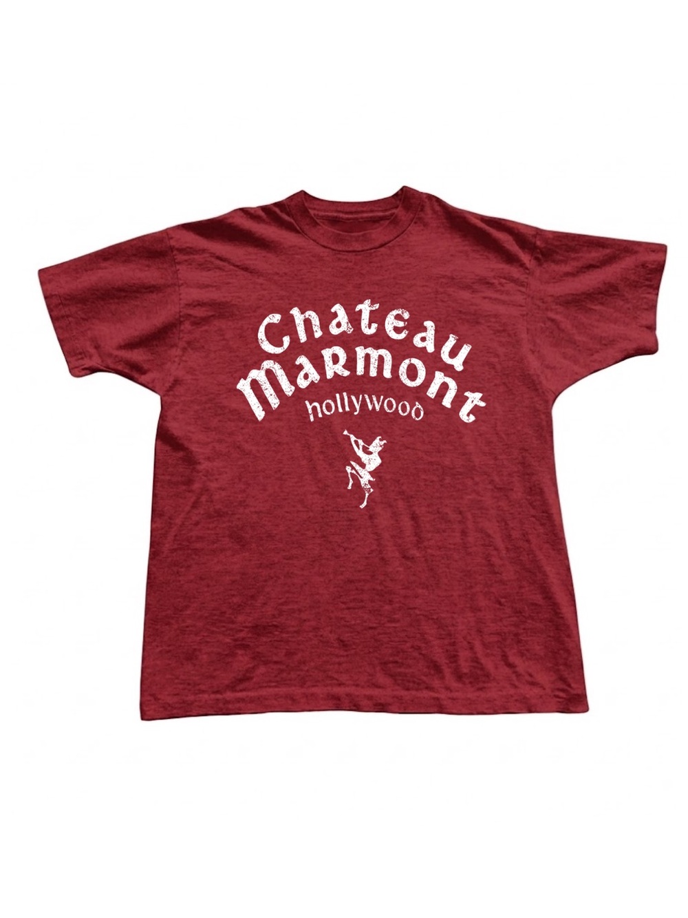 Gildan Chateau Marmont Hollywood Red Graphic T-Shirt